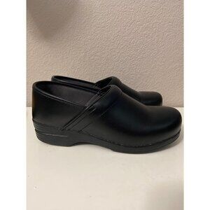 Dansko | Black Leather Nurse Clogs Sz 42/11.5-12‎